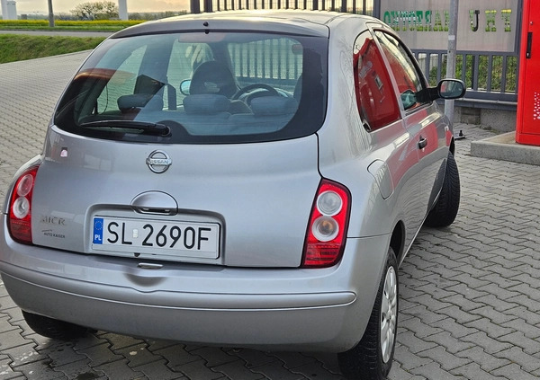 Nissan Micra cena 5200 przebieg: 263609, rok produkcji 2004 z Łaszczów małe 16